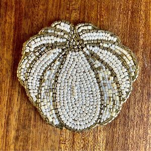 Beaded Pumpkin Coasters!